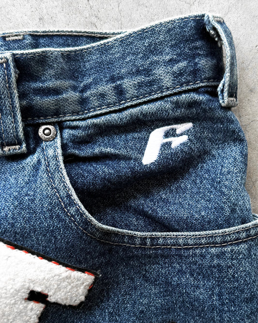 VARSITY JEAN SHORT