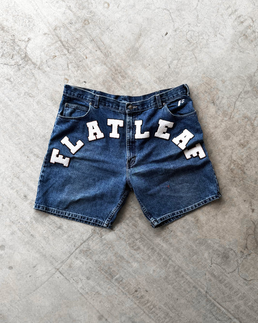 VARSITY JEAN SHORT